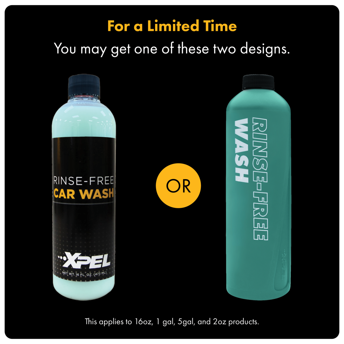 XPEL Rinse Free Wash - (59 mL) (2 oz) (0.06 L)